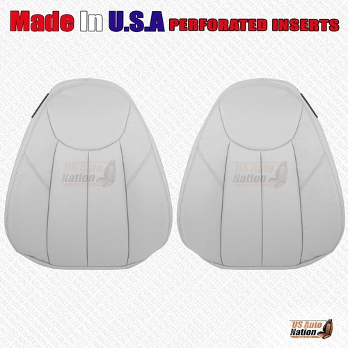 2003-2007 Mercedes Benz SL500 SL55 SL600 Front Bottoms-Tops PerforatedCover Gray - Picture 2 of 4