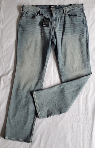 PAIGE NORMANDIE THE STRAIGHT FIT CLR: KEENELAND DENIM STRETCH JEANS MEN SZ 40X34 - Picture 9 of 18