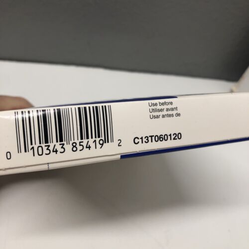 Original Epson 60 schwarz Durabrite Ultra Tinte VERSIEGELT Patrone T060120 Ablaufdatum 07/2008 - Bild 4 von 7