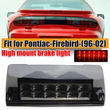 For 93-02 Pontiac Firebird Trans Am WS6 High Rise Spoiler 3rd Brake Light SMOKE