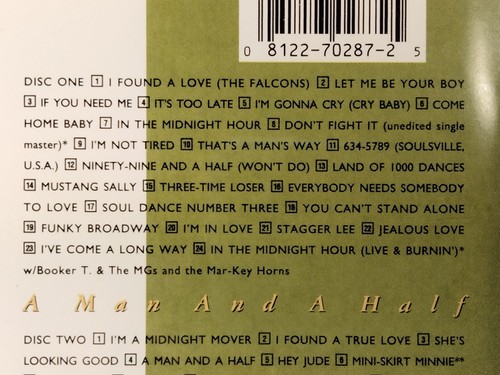 A Man and a Half: The Best of Wilson Pickett von Wilson Pickett (2 CD Set, 1992, - Bild 3 von 12