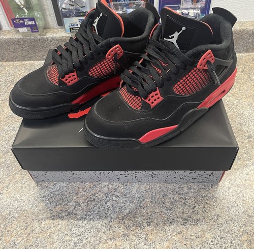 Size 11 - Jordan 4 Retro Mid Red Thunder - Picture 5 of 6