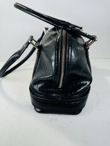 "De colección Liz Claiborne Negro Imitación Piel de Cocodrilo Hobo Bolso de Mano Hombro 14x7.5x5"" Años 90" - Imagen 12 de 24