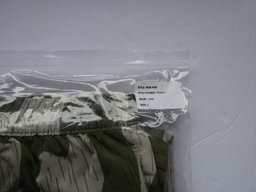 FTP F-187 Cargo Pants, Reflective Rain Camo, Sz Large (L), NEW, DEADSTOCK, RARE - Picture 6 of 8