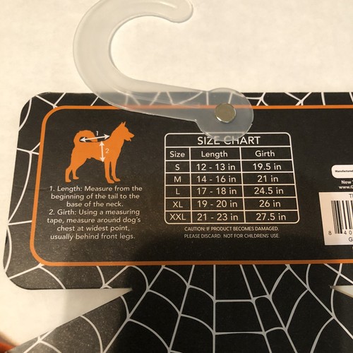 throw me a bone pet t-shirt purple shirt with orange size Meduim “basic witch" - Picture 6 of 7