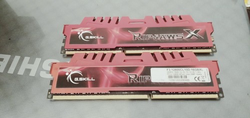 G.Skill Ripjaws X Series 8GB Memory DDR3 PC3-12800 Desktop F3-12800CL10S-8GBXL - Picture 1 of 2