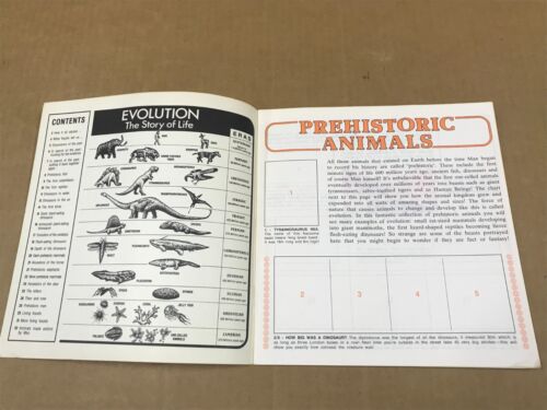 Álbum de pegatinas de animales prehistóricos Panini Dinosaurios 1986 vintage - sin usar - Imagen 2 de 6