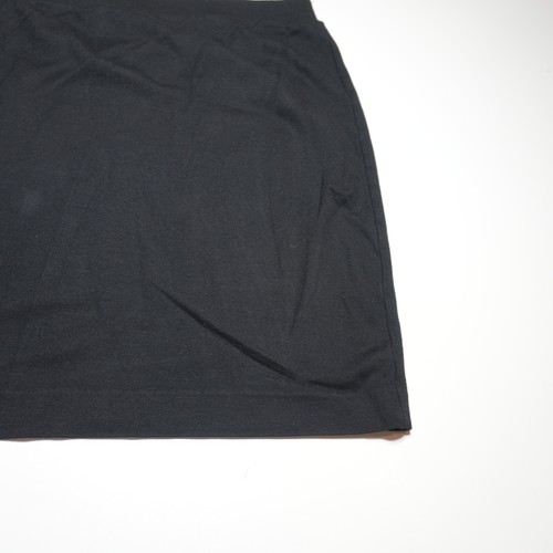 INC International Concepts Skirt 18 Ponte Knit Black Straight Short Essentials - Picture 3 of 12