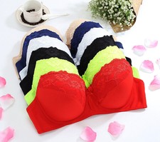 DAMEN BALKON SPITZE GEFÜTTERTER PUSH-UP-BH D...