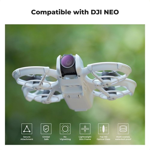 K&F Concept Hybrid ND&PL 2-in-1 ND8&PL+ ND16&PL+ ND32&PL + ND64&PL For DJI NEO - Picture 31 of 50