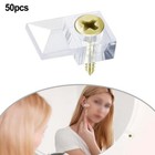 Transparente Kunststoff-Spiegelklemmen für einfache Installation und Haltbarkei