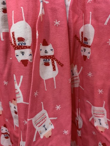 Gymboree Girl’s Long Sleeve Nightgown Pink  Dancing Bear Size 10/12 - Picture 4 of 5