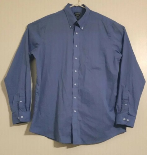 Men's Blue Button Down Croft &Barrow Shirt Size X-Large #114 - Picture 2 of 6
