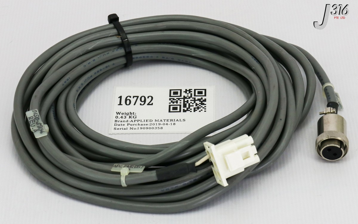 A-3 16792 APPLIED MATERIALS CABLE ASSY 0150-57146 | eBay