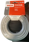 RCA 50 Ft Phone Round Line Cord TP003R  New