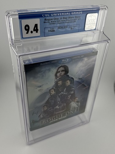 Rogue One A Star Wars Story (2017) Blu-ray New Sealed Slipcase Graded CGC 9.4 A+ - Imagen 5 de 12