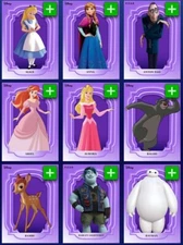 [DIGITAL Topps Disney - Disney Collect Chrome 24 S1 - Purple Character - Pick