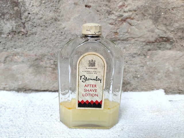 1940s Vintage Rare R Bronnley & Co Ltd After Shave Lotion Bottle London 1940s Vintage Rare R Bronnley & Co Ltd After Shave Lotion Bottle London