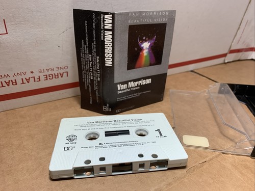 Cinta de casete Van Morrison Beautiful Vision 1982 Warner M5 3652 - PROBADA en ESTUCHE - Imagen 4 de 6