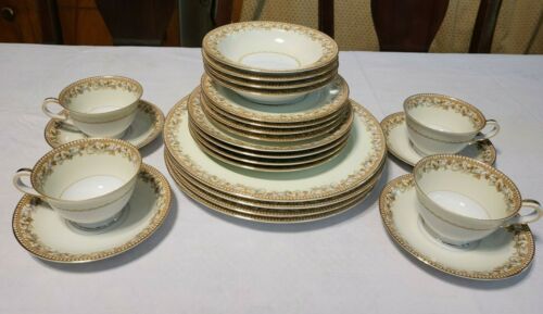 NORITAKE 4029 RONDINE Pattern Dinnerware China 4 Place Settings 24 pcs - Picture 5 of 10