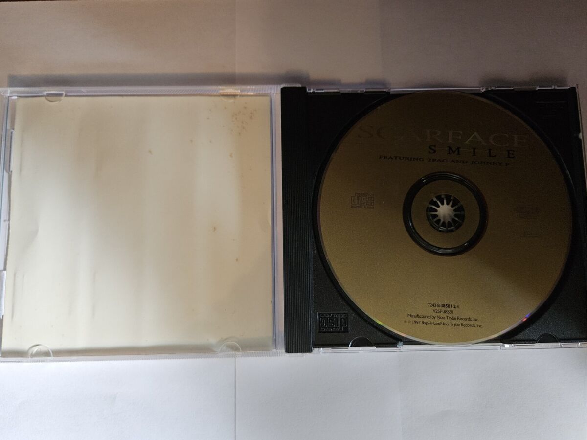 Scarface CD Single Smile Featuring 2Pac & Johnny P | eBay