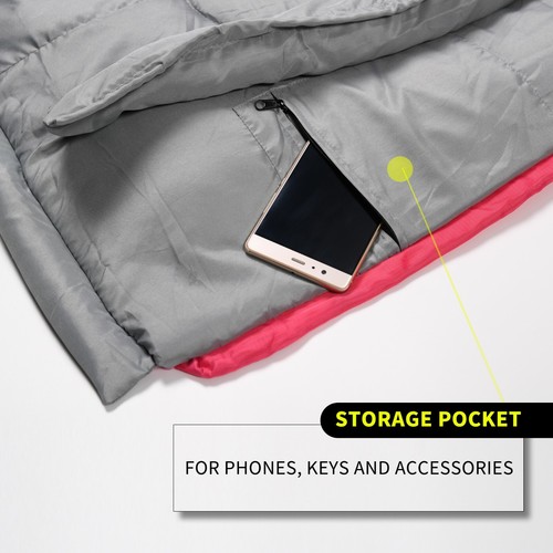 0 degree Cold Weather Winter Sleeping Bag | Sack | Big Tall portable Waterproof - Picture 12 of 34