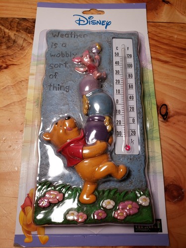 NEU Disney "WINNIE THE POOH" 3D Thermometer FESTHARZ BASIS 8 1/14" X 4 1/4" - Bild 1 von 9