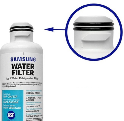 Samsung RF23HCEDBBC RF23HCEDBSR RF23HCEDBWW nevera congelador filtro de agua - Imagen 2 de 18