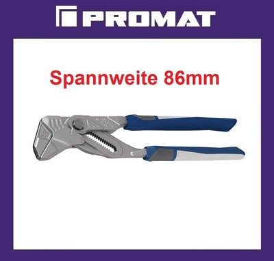 PROMAT Zangenschlüssel PRESSwrench 300mm - Spannweite bis 86 mm # 4000811202