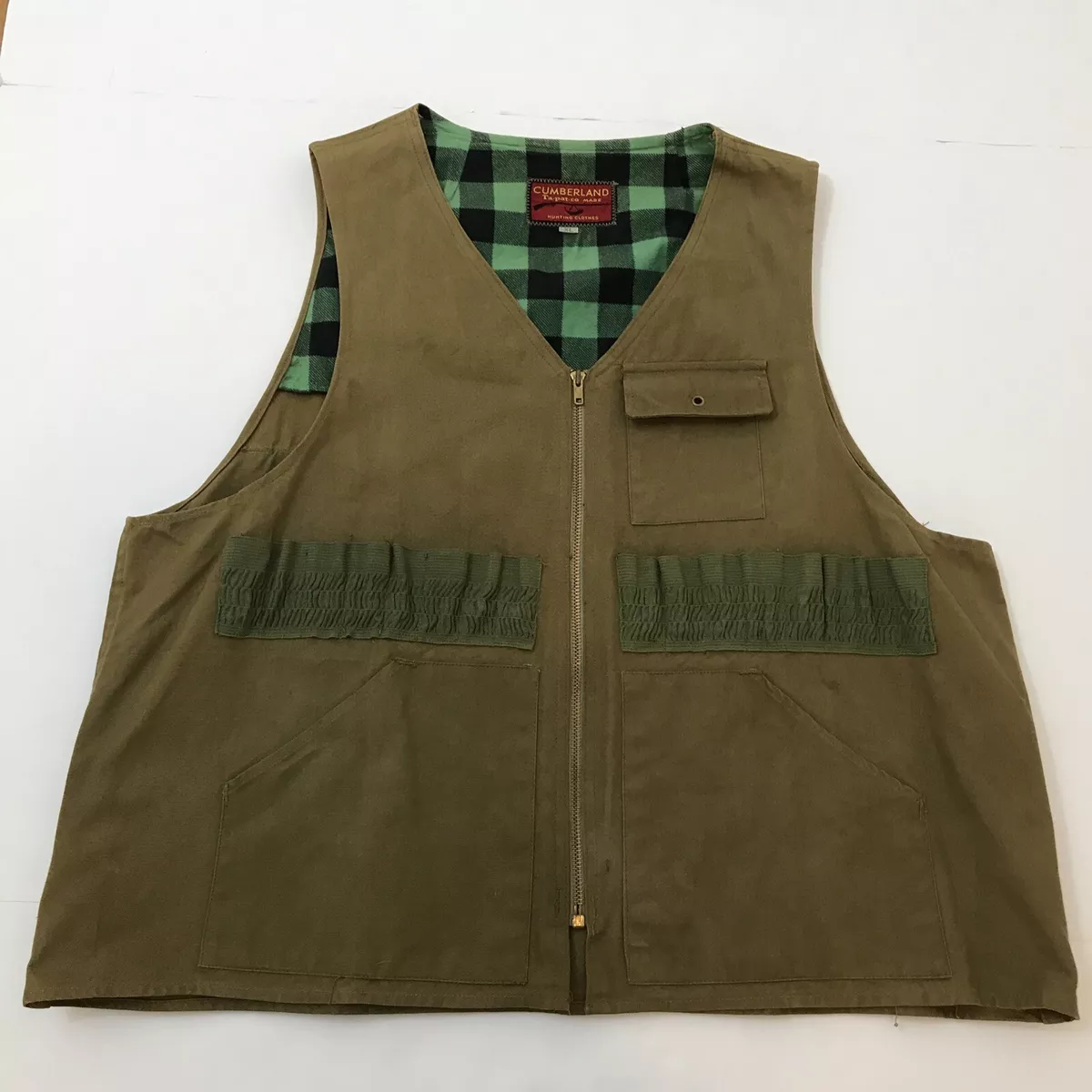 Green canvas vest clearance