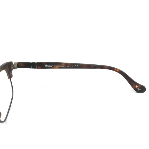 Persol Eyeglasses Frames 3033-V 899 Brown Tortoise Square Half Rim 52-18-145 - Picture 6 of 12