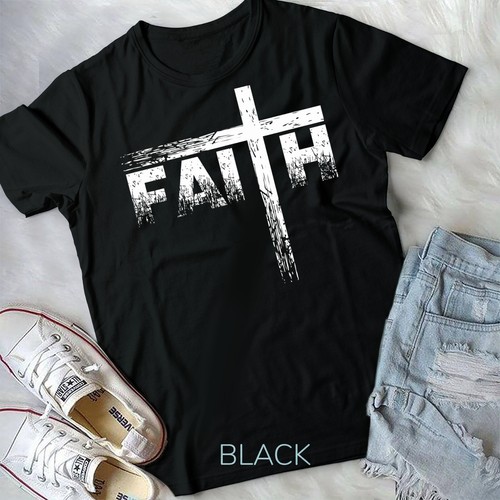 Christian Faith & Cross T-Shirt - Christian Faith T Shirts Unisex T-shirt - Bild 1 von 11