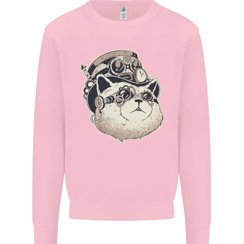 Steampunk Cat Kids Sweatshirt Jumper - Picture 59 of 97
