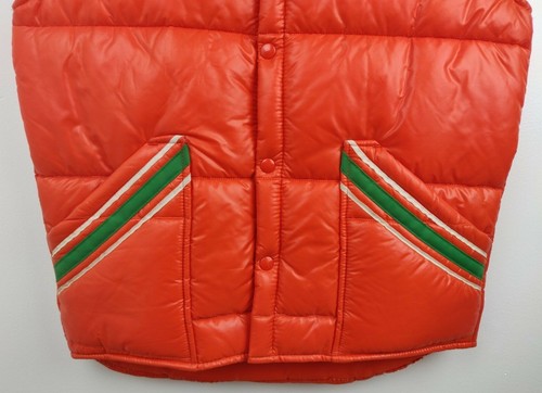 Vintage Jaws of Life Puffer Vest by Upstream New Old Stock Small w/ Patch & Tags - Picture 5 of 10