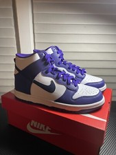 Nike Dunk High Electro Purple Midnight Navy GS 6.5