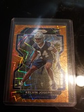 2021 prizm football Calvin Joseph Orange laser prizm rookie card