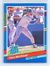 Tino Martinez - 1991 Donruss RATED ROOKIE -  Seattle Mariners #28