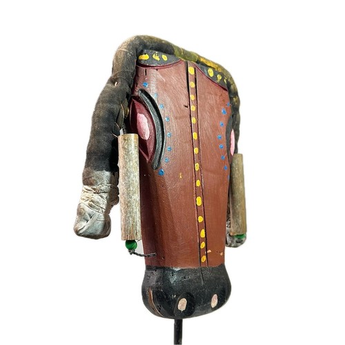 Maschera africana Baule tribù Ram testa maschera arte arredamento casa maschera-1176 - Foto 4 di 24