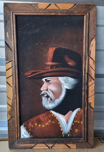 Vintage Kenny Rogers Velvet Painting - Picture 1 of 4
