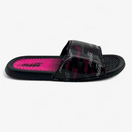 AND1 Gel Slide Black White Pink Glo Damen Sandale Pantolette - Bild 1 von 6