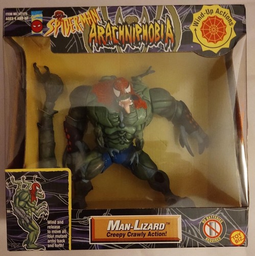 Spider-Man Arachniphobia Arachnophobia Man-Lizard Action Figure Marvel Toy Biz