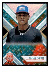 2018 Panini Elite Extra Edition #186 Yamal Flores Status Die Cut Tie-Dye #/10