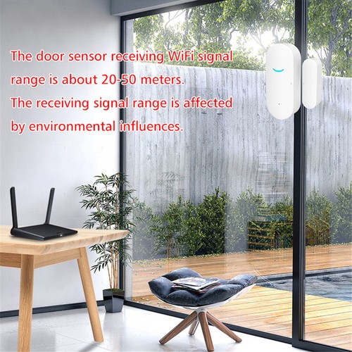 Wireless Wifi Home Window Door Burglar Security Alarm Sensor System w/o Battery - Picture 11 of 12