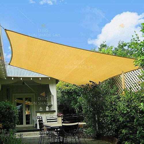 Parasol Vela Toldo Rectángulo Arena Bloque UV Parasol Para Patio Trasero Cubierta Exterior - Imagen 10 de 930