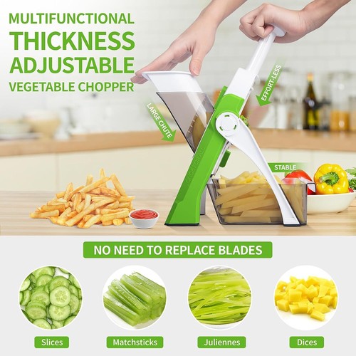 5 in 1 Vegetable Slicer Multifunctional Kitchen Chopping Artifact Food Chopper - Picture 7 of 13