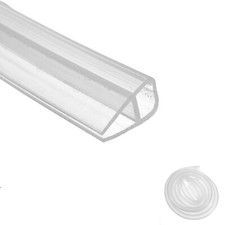 GUARNIZIONE BOX DOCCIA PROFILO A RICAMBIO SILICONE TRASPARENTE 8MM 2MT 74231 SC0