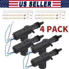 4x Universal Car Auto Heavy Duty Power Slave Door Lock Actuator Motor 2 Wire 12V