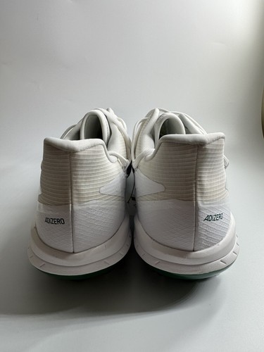 adidas Men’s 13.5 ADIZERO AFTERBURNER 8 Baseball CLEATS White-Team Green H00973 - Picture 5 of 6