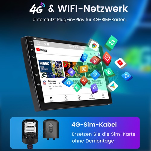 10.1" Android13 Autoradio Carplay FM 128G Für Toyota Aygo Citroen C1/Peugeot 108 - Bild 13 von 20