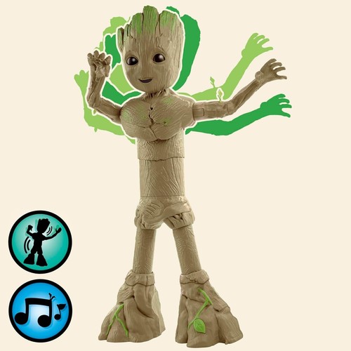 NEU - Marvel I Am Groot Groove N Grow 13,5 Zoll interaktives Spielzeug - Bild 7 von 9